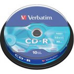 Verbatim CD-R 700MB 52x, cakebox, 25ks (43437) – Hledejceny.cz