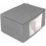 Mybesthome organizér na lůžkoviny a oblečení 60 x 45 x 30 cm světle šedá – Sleviste.cz