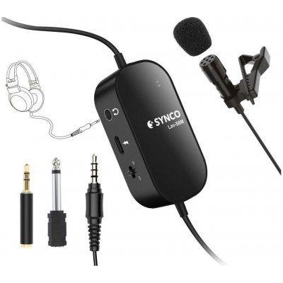SYNCO mikrofon Lav-S6M2 3,5mm s monitorem real.času – Zboží Živě