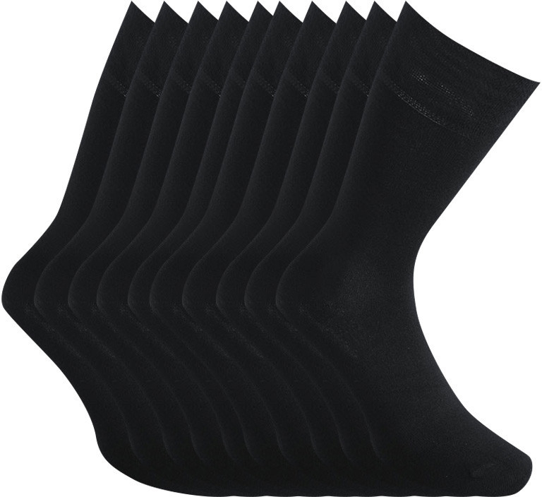 Styx 10PACK ponožky vysoké bambusové 10xHB960 černé