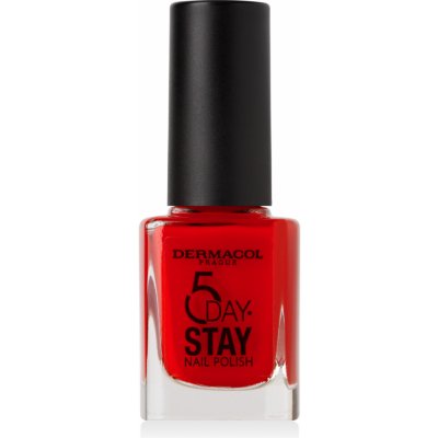 Dermacol 5 Day Stay dlouhotrvající lak na nehty 52 Too Hot 11 ml – Zboží Dáma