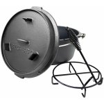 Klarstein Guernsey prémiový litinový hrnec 4.5 barbecue hrnec litina nožičky velikost S/4.5 qt/3,7 l 25012 – Zboží Mobilmania