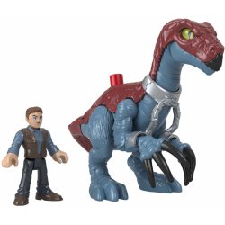 Imaginext Fisher-Price Jurassic World Imaginext Dinozaur Therizinosaurus & Owen