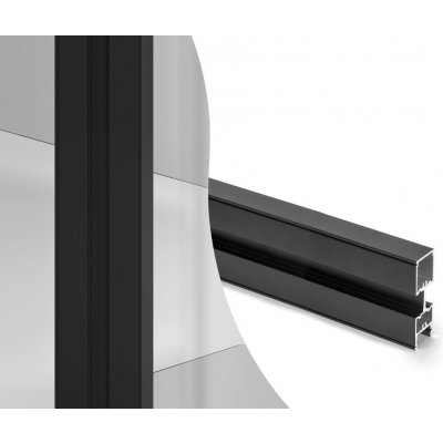 Zero konstrukční profil 2,35 m černý mat – Zboží Mobilmania