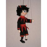 Mašek umělecká výroba Loutka dřevěná Čert 2 20 cm – Zboží Mobilmania