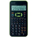 Sharp kalkulačka, 2-řádkový 11-místný disp., zelená – Hledejceny.cz