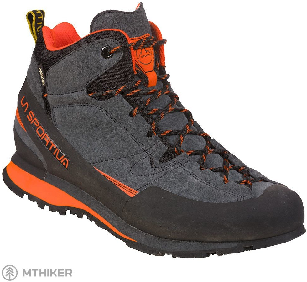 La Sportiva Boulder X Mid carbon flame