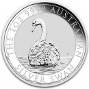 Perth Mint Stříbrná mince Australian Swan Labuť černá 1 Oz