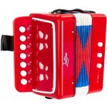 Latone Akordino Knoflíkový akordeon Red – Sleviste.cz