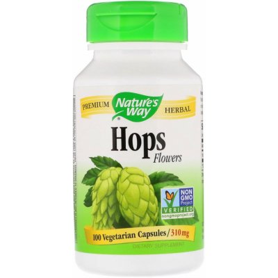 Nature's Way Hops Chmel 310 mg 100 rostlinných kapslí – Hledejceny.cz