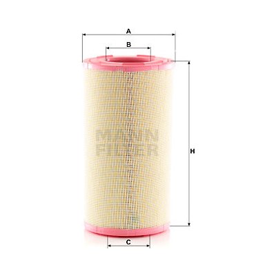 Vzduchový filtr MANN-FILTER C 28 028 – Hledejceny.cz