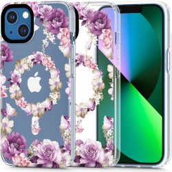 Pouzdro TECH-PROTECT Magmood MagSafe iPhone 13, rose floral