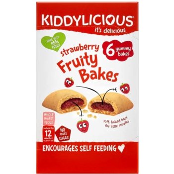 Kiddylicious koláčky jahodové 6 22 g