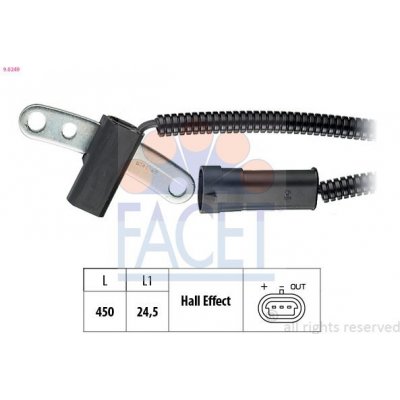 Senzor, otáčky motoru FACET 9.0249 (90249) – Zboží Mobilmania