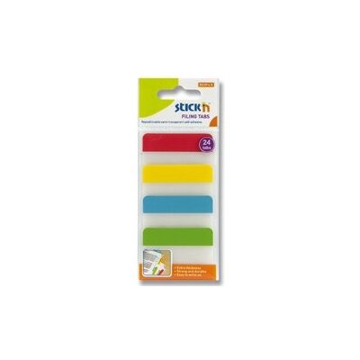 Hopax Stick'n Clearnote - samolepicí proužky - 38 × 51 mm, 4 barvy × 6 ks – Hledejceny.cz