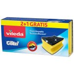 Vileda Glitzi houbička s chráničem nehtů + pevná drátěnka 2+1 ks – Zboží Mobilmania