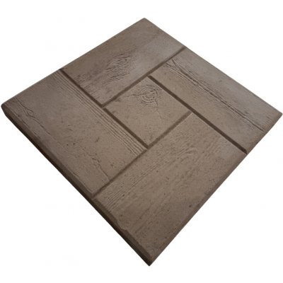 Báča Beton plošná protiskluzová Prkna 30 x 30 x 3 cm 20559_TMA2 tmavě hnědá 1 ks – Sleviste.cz