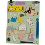 Kik KX4629 Dřevěná oboustranná manipulační tabule Farma – Hledejceny.cz