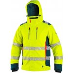 CXS Bunda BEDFORD WINTER výstražná zimní pánská softshell žluto-petrolová – Zboží Dáma