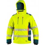 CXS Bunda BEDFORD WINTER výstražná zimní pánská softshell žluto-petrolová – Zboží Mobilmania