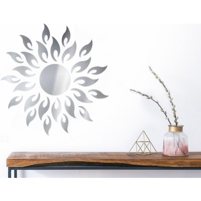 Nalepte.cz Zrcadlové slunce 40 x 40 cm – Zboží Dáma