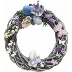 Velikonoční věnec Modrý květ – Zboží Dáma