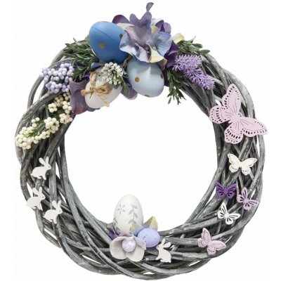 Velikonoční věnec Modrý květ – Zboží Dáma