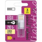 Emos LED žárovka Classic JC 1,9W G9 teplá bílá – Zbozi.Blesk.cz