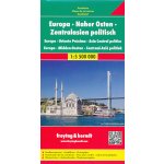 Europa Naher Osten Zentralasien politisch. Europa Oriente Próximo Asia Central politico. Europe Midden-Oosten Centraal-Azie politiek