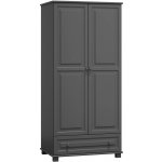 Ami nábytek 2Dč1 šířka 90 věšák/police borovice šedá – Sleviste.cz