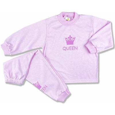 BABY´S WEAR Detské pyžamo - Queen, ružové – Zboží Mobilmania