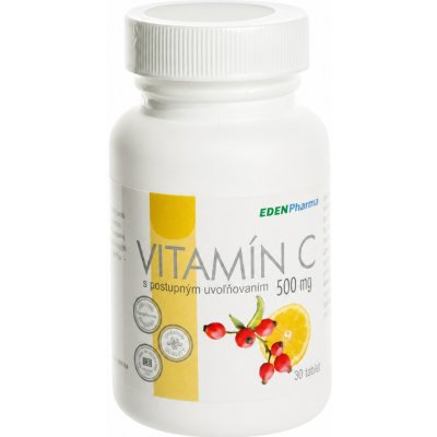 EDENPharma VITAMIN C 500 mg s postupným uvolňováním 30 tablet – Hledejceny.cz