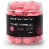 Návnada a nástraha Sticky Baits Neutrálně vyvážené boilies The Krill Wafters 130g 16mm Pink Ones
