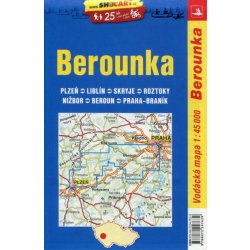 Berounka vodácká mapa