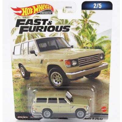 Mattel hot wheels Toyota Land Cruiser Fj60 1982 Fast & Furious Beige 1:64