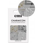 E.Mi Charmicon 3D Silicone Stickers 170 Zipper samolepka – Zboží Mobilmania