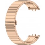 Drakero Kovový řemínek zlato-růžový pro Samsung Galaxy Fit 3 10421 – Zboží Živě