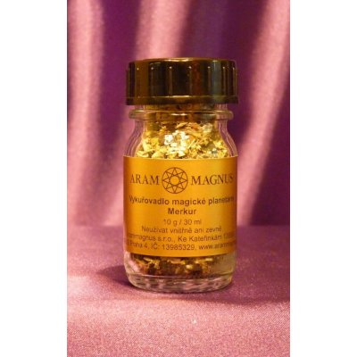 Arammagnus Vykuřovadlo magické planetární Merkur sklo 10 g 30 ml – Hledejceny.cz