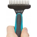 Trixie Hrablo s rotačnímy zuby antiskluzová rukojeť 7 x 14 x 2 cm – Sleviste.cz