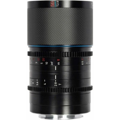 SIRUI 50 mm T2,9 Anamorphic Saturn 1,6x Carbon Fiber (Neutral Flare) pro L-mount – Zboží Živě