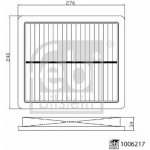 Vzduchový filtr FEBI BILSTEIN 1006217 – Hledejceny.cz