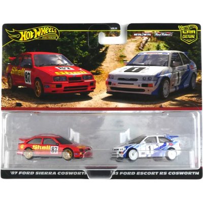 Hot Wheels Premium 2-Pack '87 Ford Sierra Cosworth / '93 Ford Escort RS Cosworth – Hledejceny.cz