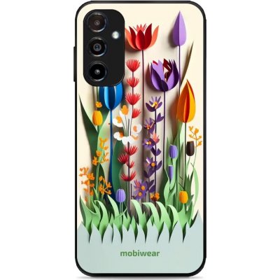 Pouzdro Mobiwear Glossy Samsung Galaxy A14 5G / LTE - G015G Barevné květinky