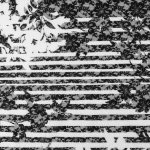 Pro Háčkování Krajka květy a pruhy černobílá – Sleviste.cz