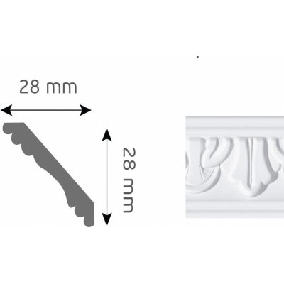 Vidella Stropní lišta s ornamenty DM281 – Zbozi.Blesk.cz