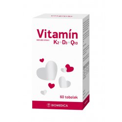 Biomedica Vitamin K2 + D3 + Q10 60 tobolek