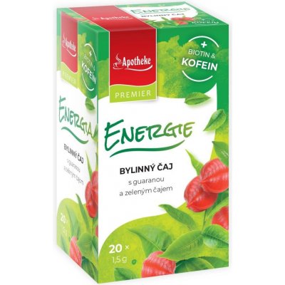 Apotheke Energie Biotin a kofein bylinný čaj 20 x 1,5 g – Zbozi.Blesk.cz