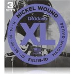D'addario EXL115-3D – Zboží Dáma