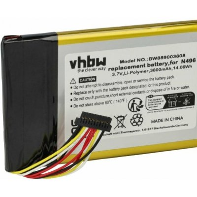 VHBW Baterie pro Magellan TRX7, 3800 mAh - neoriginální – Hledejceny.cz