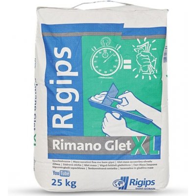 Rimano GLET XL sádrová stěrka 25 kg – Zboží Mobilmania